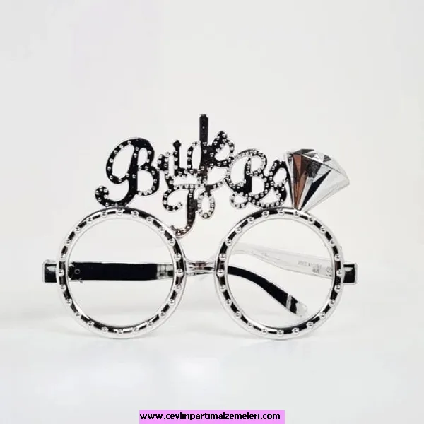 Bride To Be Temalı Gümüş Gözlük